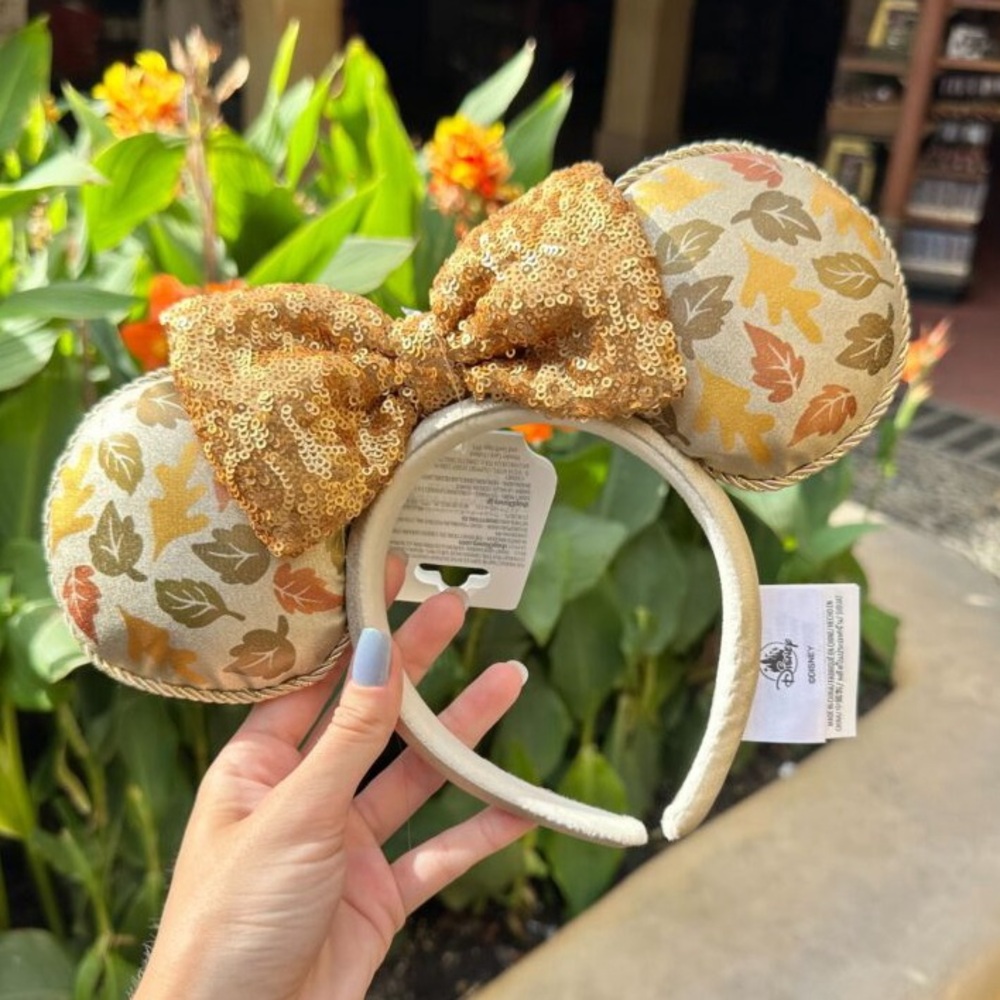 Disney - Fall Autumn Leaves Minnie Ears
